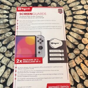 Bigbenik Screen Guards for Nintendo Switch - Clear